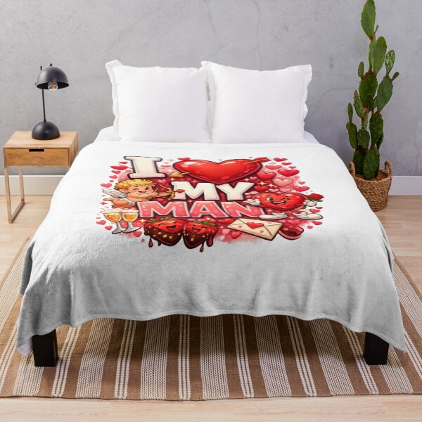 Item preview, I Love My Man Cute Funny Valentine Shirt for Couples designed and sold by KapiPrint.