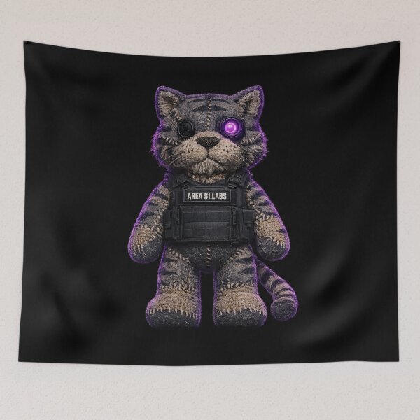 Item preview, Area 51 Labs: TACTICAL PLUSH - Tiger Edition (Classified Specimen) designed and sold by AREA51.LABS.