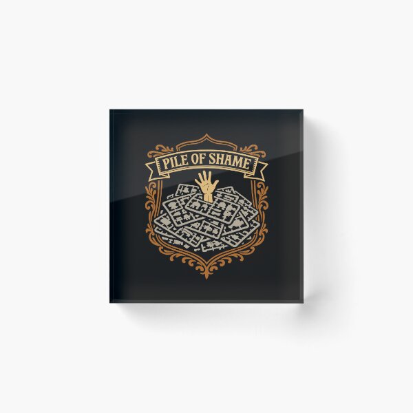 Item preview, Pile of Shame Emblem Miniature Painting designed and sold by pixeptional.