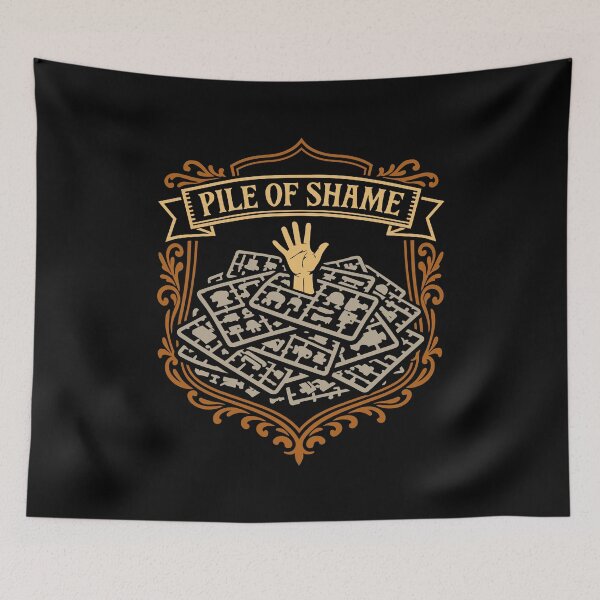 Item preview, Pile of Shame Emblem Miniature Painting designed and sold by pixeptional.