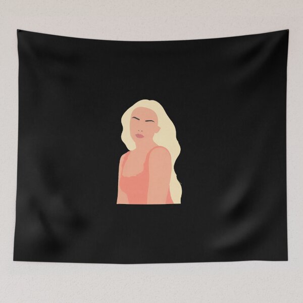 Item preview, Zara Larsson Lineless Illustration designed and sold by dsxclothing.