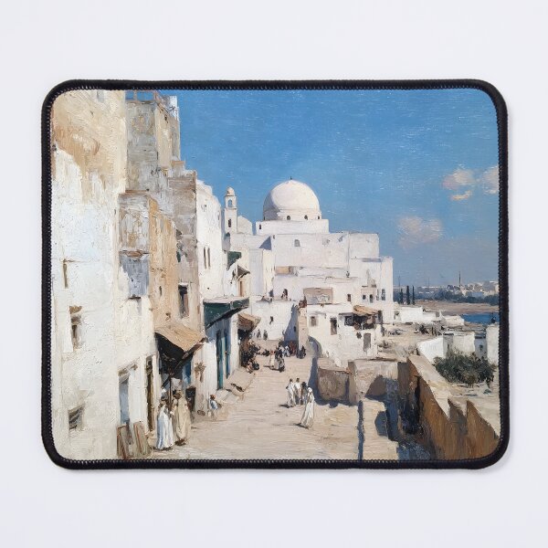 Item preview, Impressionist painting of Tunis around 1900 designed and sold by Karabooki.