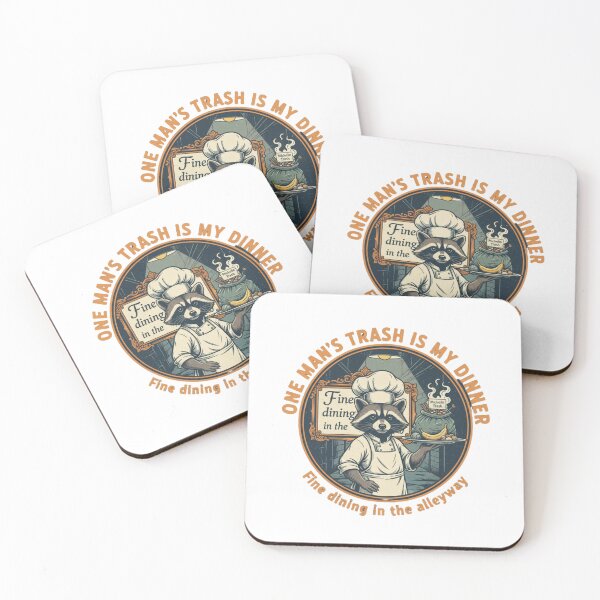 Item preview, Funny Raccoon Chef – Trash Panda Fine Dining 90s Vintage Bootleg Art designed and sold by FakeJoo.