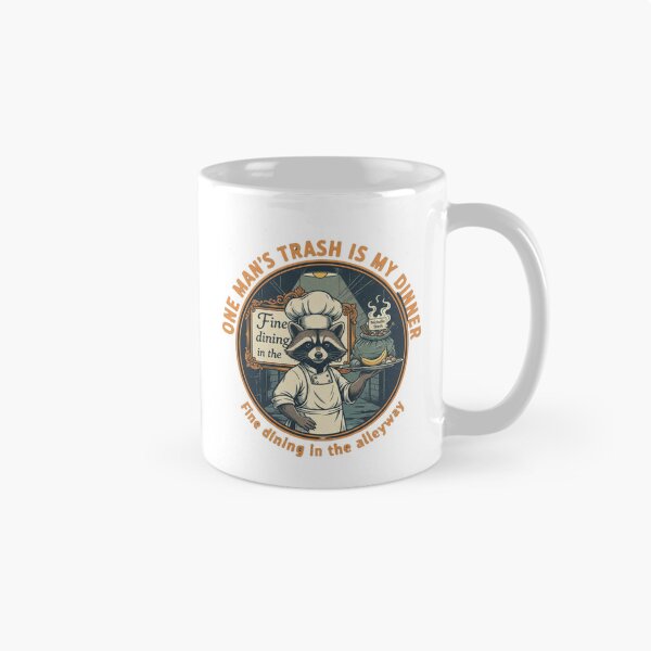 Item preview, Funny Raccoon Chef – Trash Panda Fine Dining 90s Vintage Bootleg Art designed and sold by FakeJoo.