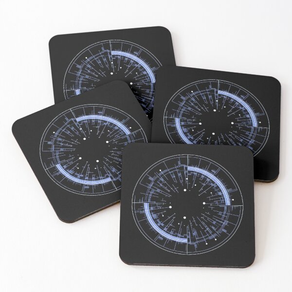 Item preview, Quantum Loop – Minimalist Sci-Fi Particle Art designed and sold by Thompika.
