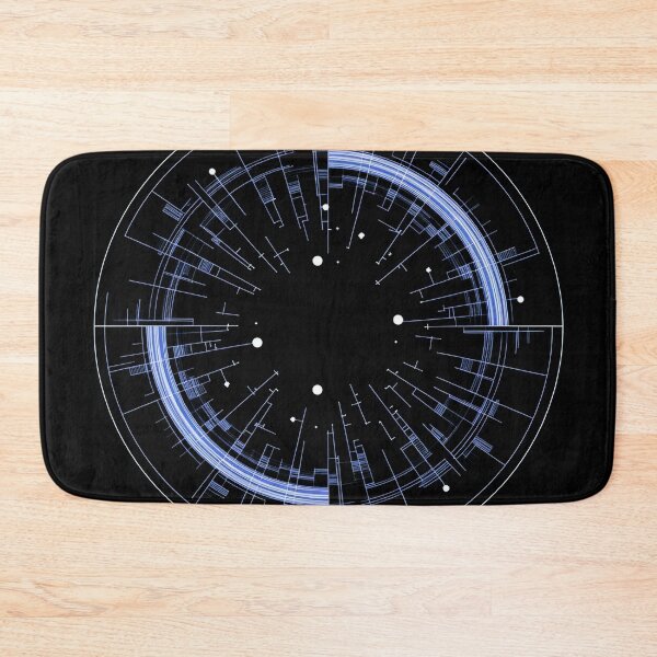 Item preview, Quantum Loop – Minimalist Sci-Fi Particle Art designed and sold by Thompika.