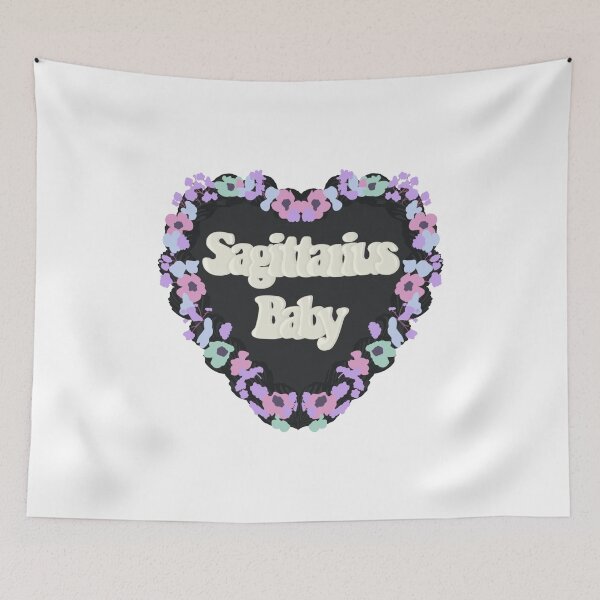 Item preview, Sagittarius Baby Star Sign Love Heart Birthday Cake designed and sold by FreeOrca.