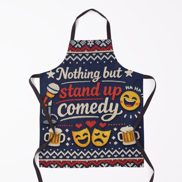 Item preview, Nothing but Stand Up Comedy – Funny Knitting Pattern Design designed and sold by Mauswohn.