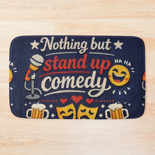 Item preview, Nothing but Stand Up Comedy – Funny Knitting Pattern Design designed and sold by Mauswohn.
