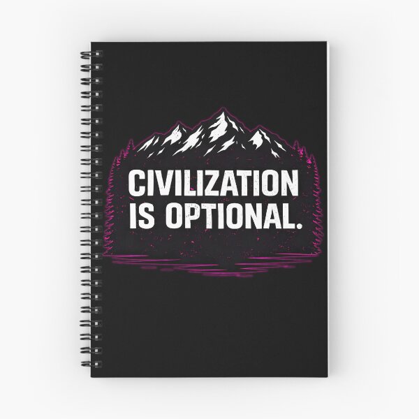 Item preview, CIVILIZATION IS OPTIONAL designed and sold by Tactical Override.