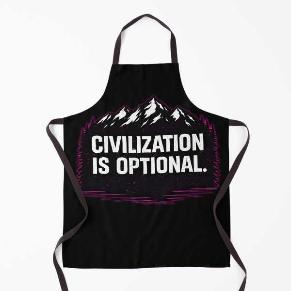 Item preview, CIVILIZATION IS OPTIONAL designed and sold by Tactical Override.