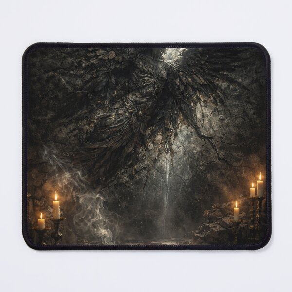 Item preview, The Fallen Sanctum Angel | Gothic Dark Fantasy Art | The Hali Files designed and sold by Element Horizon Studio.