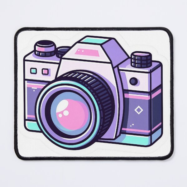 Item preview, Retro Analog Film Camera - 90s Aesthetic Photography Sticker designed and sold by RetroPixel Studio.