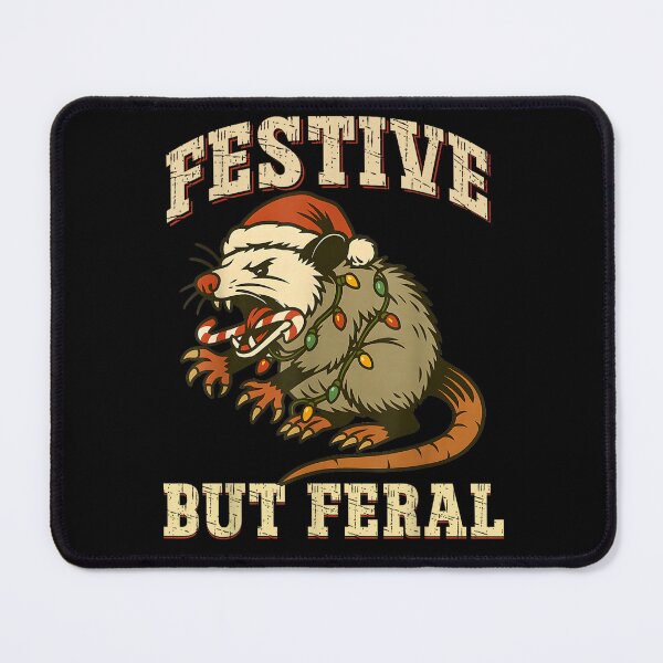 Item preview, Funny Possum Christmas Festive But Feral Animal Opossum Xmas , Opossum Gift For Mom Dad Kids designed and sold by Opossum GIFT ★★★★★.