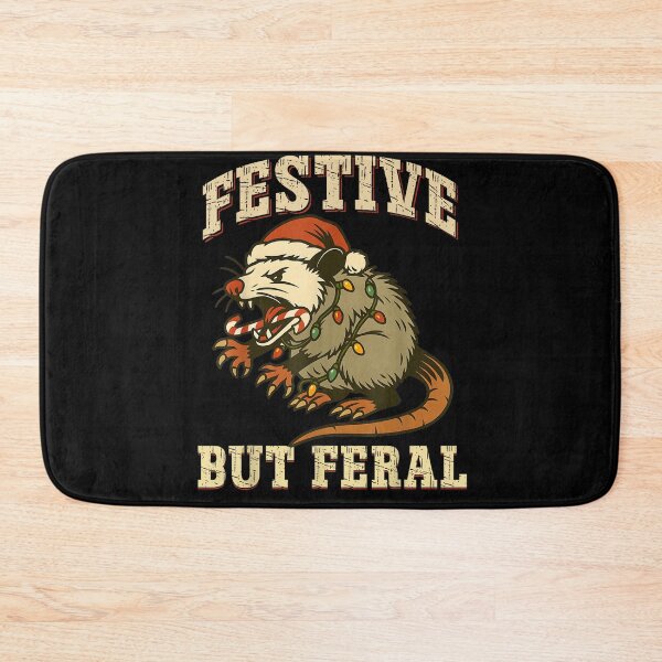 Item preview, Funny Possum Christmas Festive But Feral Animal Opossum Xmas , Opossum Gift For Mom Dad Kids designed and sold by Opossum GIFT ★★★★★.