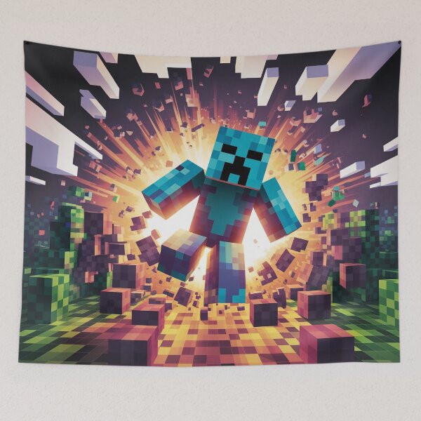 Item preview, Creeper Boom – Explosive MC Pixel Art designed and sold by Thompika.