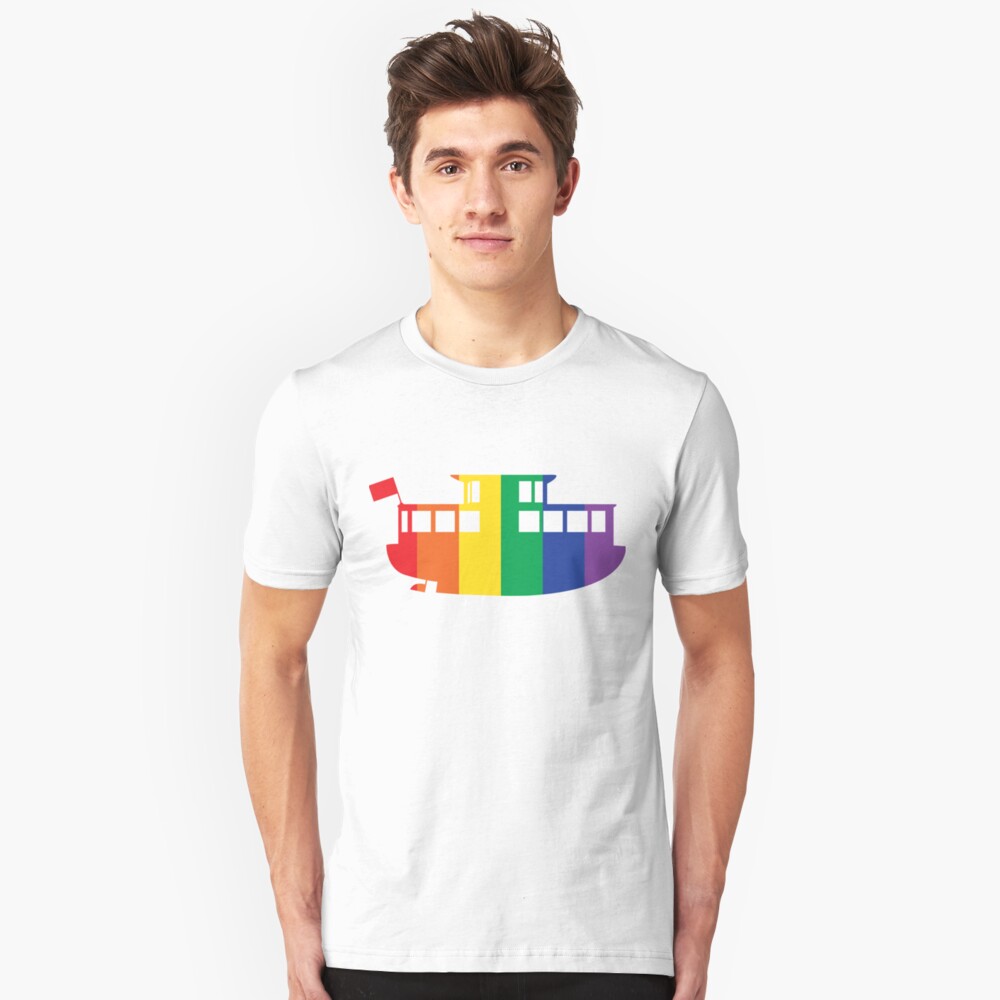 Rainbow Logo Slim Fit T-Shirt