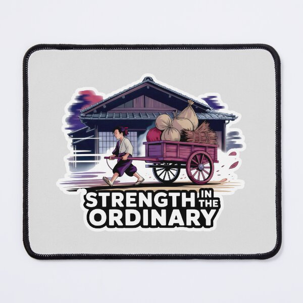 Item preview, Strength in the Ordinary Japanese Village Otaku Art Style designed and sold by SplashTastic.