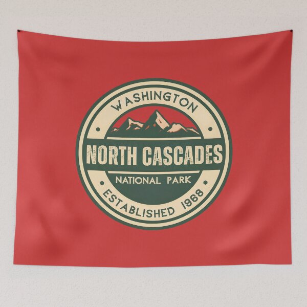 Item preview, North Cascades National Park - Washington designed and sold by GoodOldVintage.