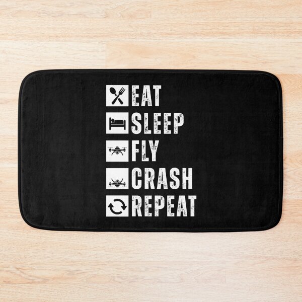 Item preview, Eat sleep crash drones repeat designed and sold by Dondonmart.