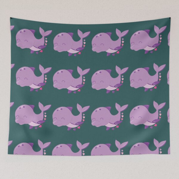 Item preview, Cute Valentine Dolphin Hearts Pattern Throw Blanket designed and sold by FestivityFinds.