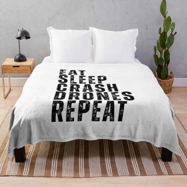 Item preview, Eat sleep crash drones repeat designed and sold by Dondonmart.