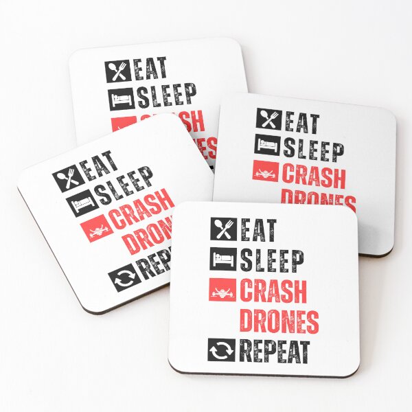 Item preview, Eat sleep crash drones repeat designed and sold by Dondonmart.