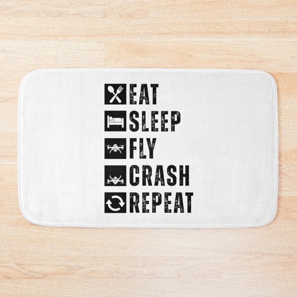 Item preview, Eat sleep crash drones repeat designed and sold by Dondonmart.