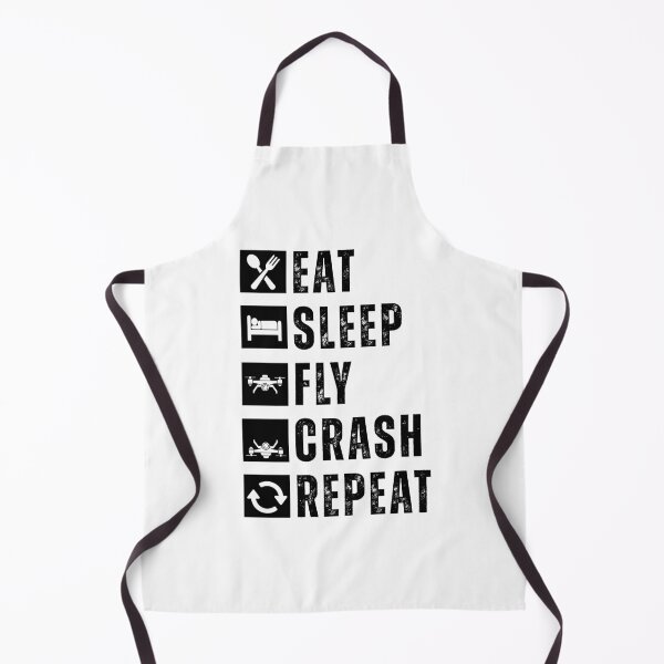 Item preview, Eat sleep crash drones repeat designed and sold by Dondonmart.