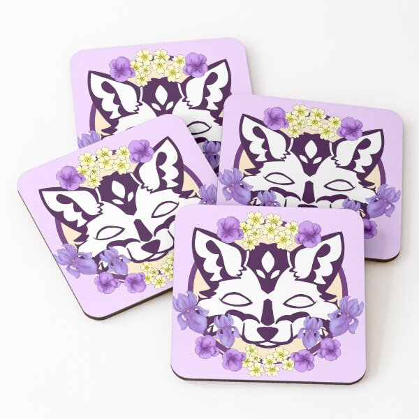 Item preview, Fox with flowers designed and sold by Kan digital art.