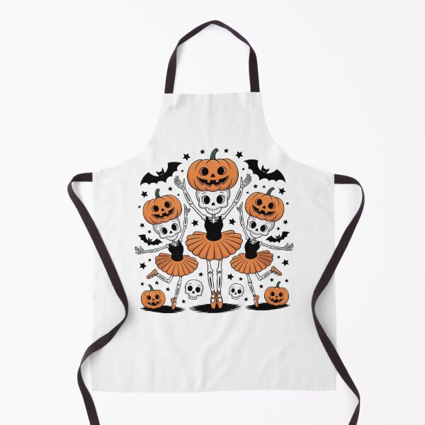 Item preview, Halloween Skeleton Ballerina Pumpkin Dance designed and sold by flagylART.