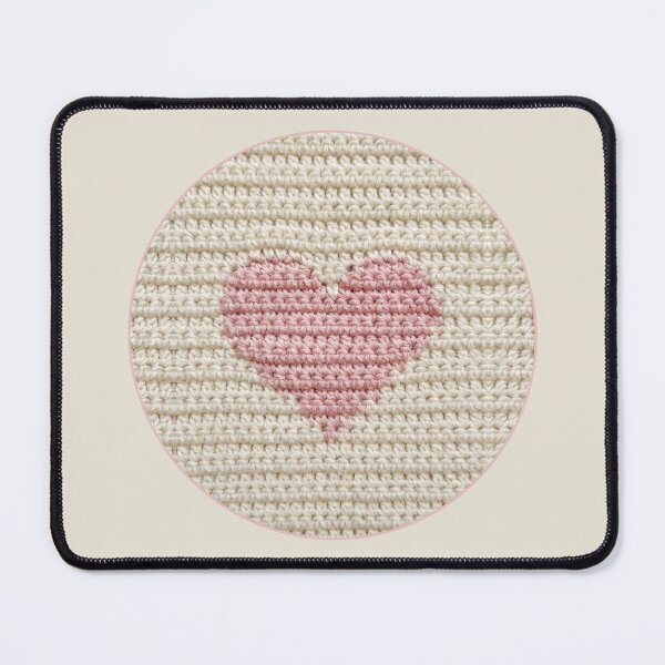 Item preview, Pretty Pink Heart Crochet Granny Style designed and sold by TackyTime.