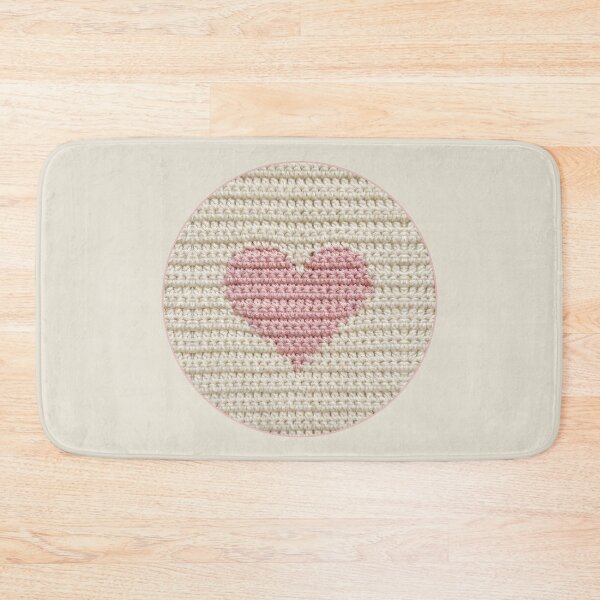 Item preview, Pretty Pink Heart Crochet Granny Style designed and sold by TackyTime.