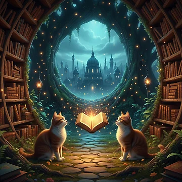 Artwork thumbnail, Magic Library by RaF71PrO