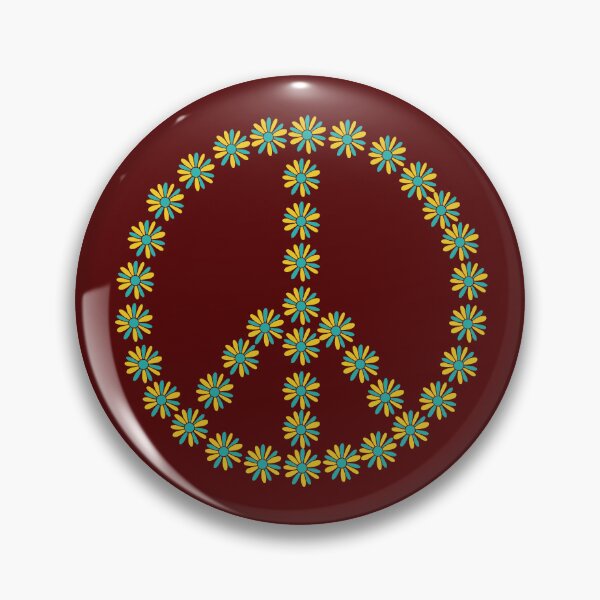Item preview, Boho Daisy Flower Peace Sign – Retro 70s Floral Graphic designed and sold by Far Out Goods.