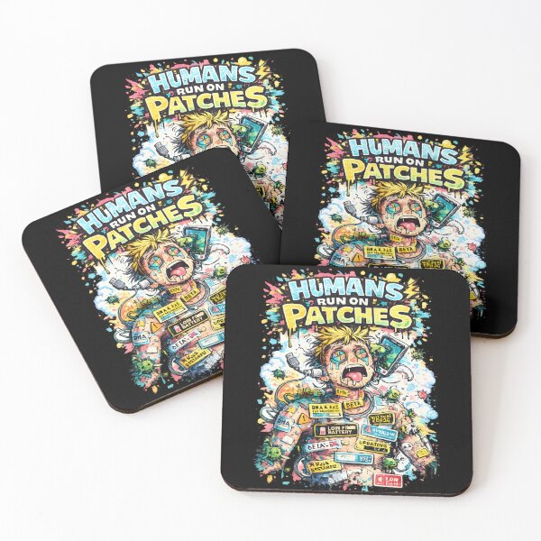 Item preview, Humans run on patches designed and sold by VRmotoblog.