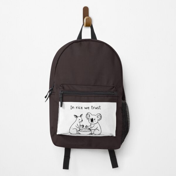 Item preview, In rice we trust, Kangaroo and Koala designed and sold by WhelaCreativeStudio.