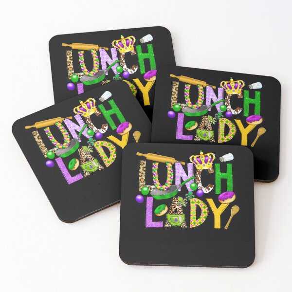 Item preview, Lunch Lady Squad Mardi Gras Proud Job Team Parades designed and sold by jakaun.