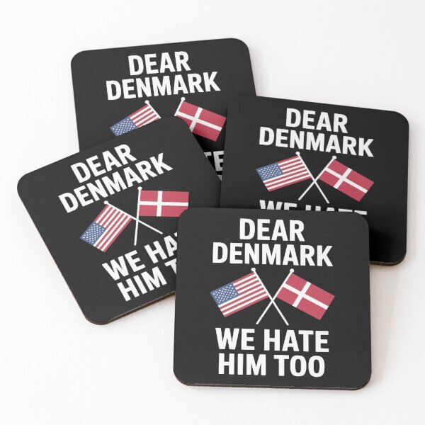 Item preview, DEAR DENMARK WE HATE HIM TOO designed and sold by jkrphoto.
