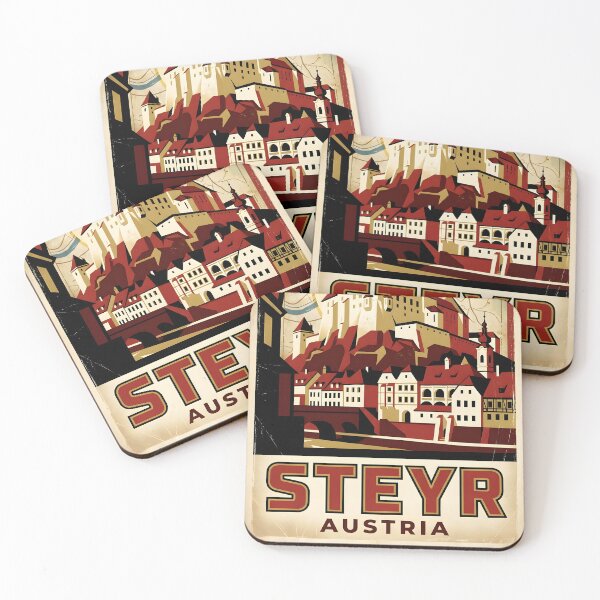 Item preview, Steyr Austria Retro Vintage Travel Tourism B designed and sold by TravelersGems.