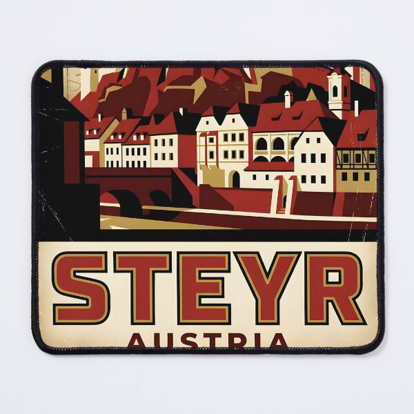 Item preview, Steyr Austria Retro Vintage Travel Tourism B designed and sold by TravelersGems.