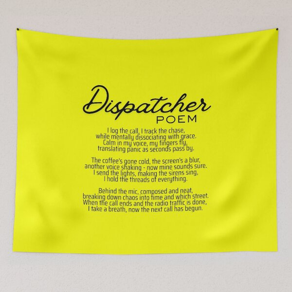 Item preview, Dispatcher Poem designed and sold by MeowsicToMyEarz.