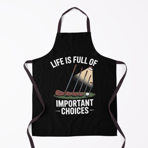 Item preview, Life Is Full Of Important Choices Golf Player designed and sold by MarkLeedsArt.