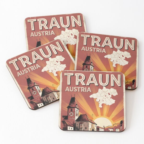 Item preview, Traun Austria Retro Vintage Travel Tourism designed and sold by TravelersGems.