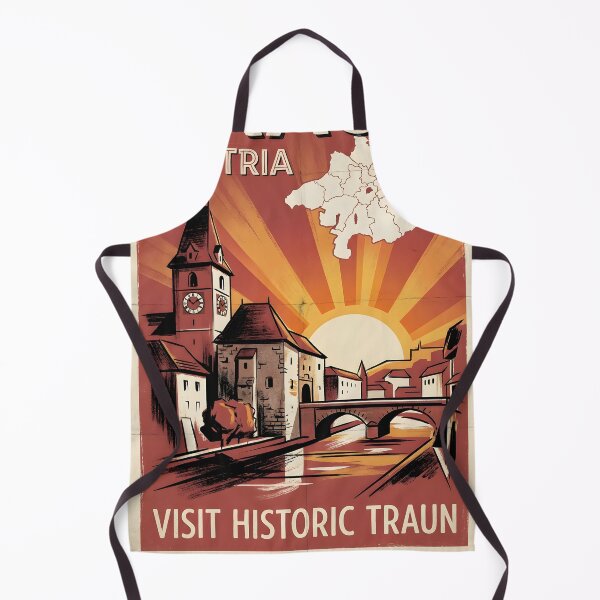 Item preview, Traun Austria Retro Vintage Travel Tourism designed and sold by TravelersGems.