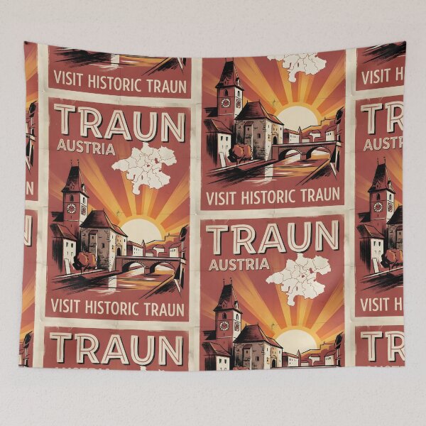 Item preview, Traun Austria Retro Vintage Travel Tourism designed and sold by TravelersGems.