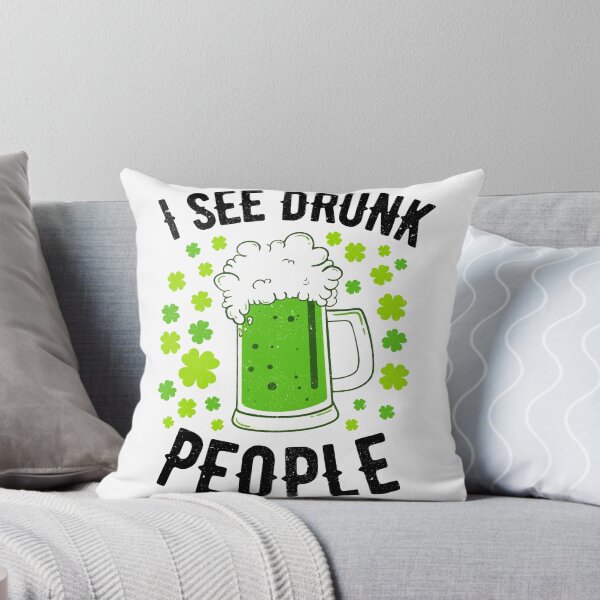 Item preview, I See Drunk People Funny Beer Shamrock Clover Drinking St Patrick Day designed and sold by jakaun.