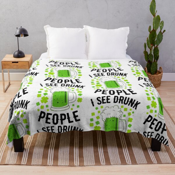 Item preview, I See Drunk People Funny Beer Shamrock Clover Drinking St Patrick Day designed and sold by jakaun.