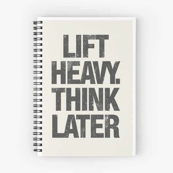 Item preview, LIFT HEAVY. THINK LATER. designed and sold by NatureNinja.