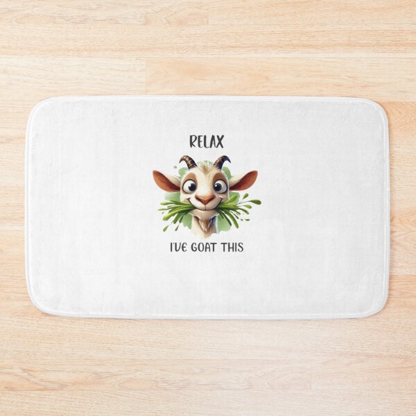 Item preview, Funny Goat Motivation Quote Relax I’ve Goat This Cute Cartoon Animal Humor Design designed and sold by Lineesh Kumar.